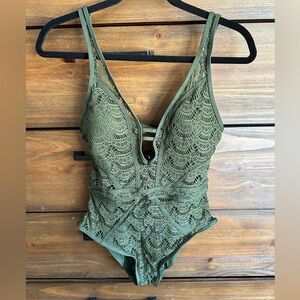 BECCA Olive Lace Swimsuit